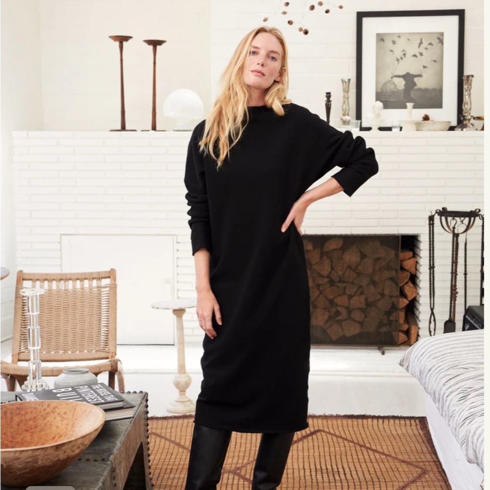 Frank & Eileen Isabelle Funnel Neck Dress Size Small